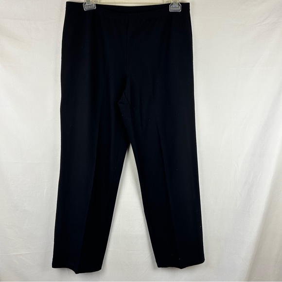Eileen Fisher Pants - Eileen Fisher elastic waist straight leg pants black size L